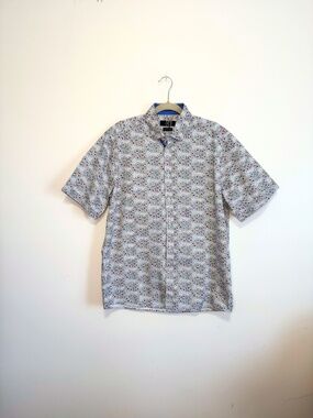 Simons Le31 White Floral Multicolour Shirt L